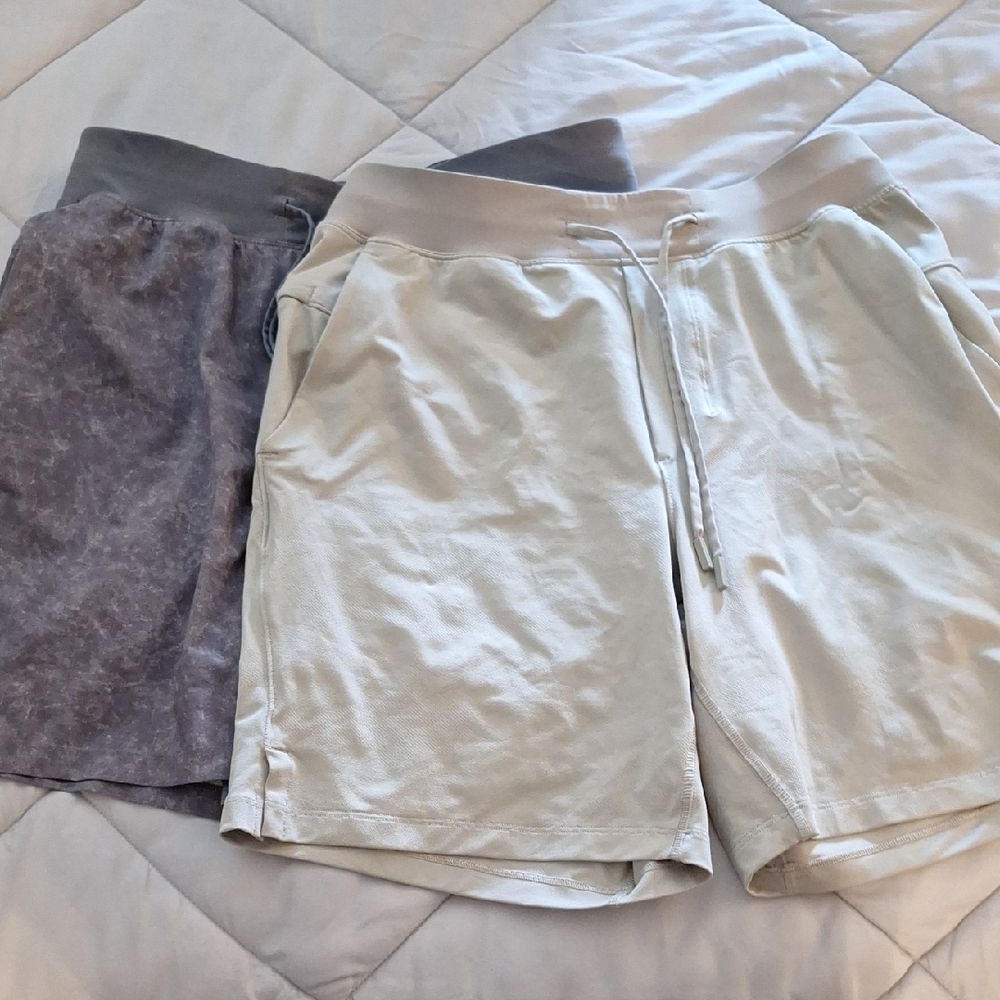 2 Pair Lululemon Mens Shorts.  Small.